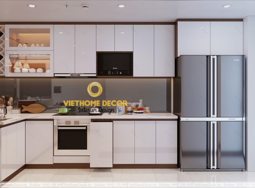 外交团公寓室内设计与施工项目丨越南河内丨Viet Home Decor-9