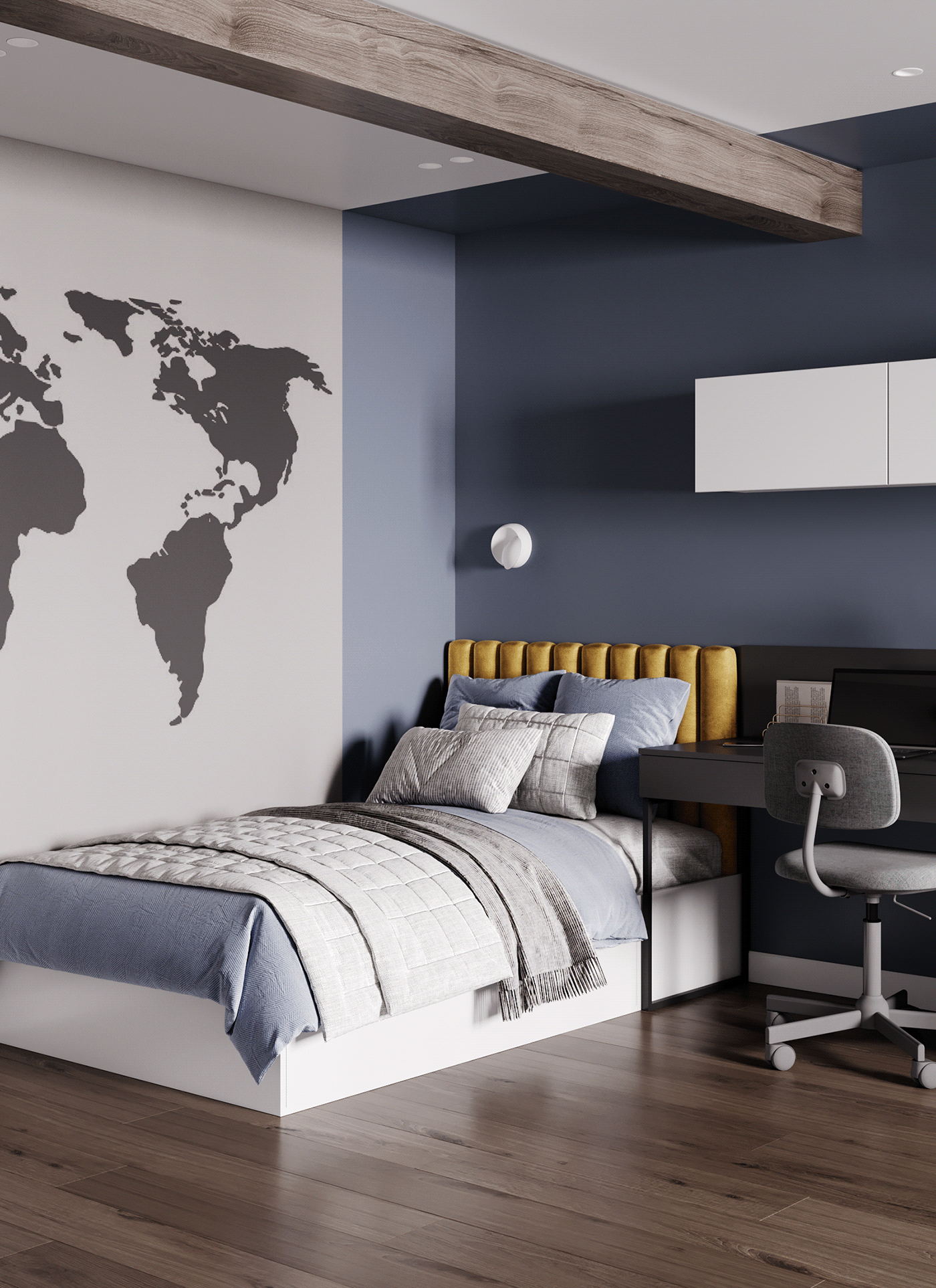 原木与高级灰 享受空间带来的欢畅-24