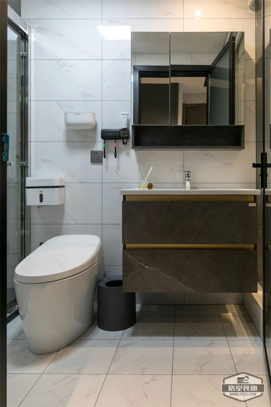 月亮湾沁园 150㎡现代极简设计丨格堂装饰-64