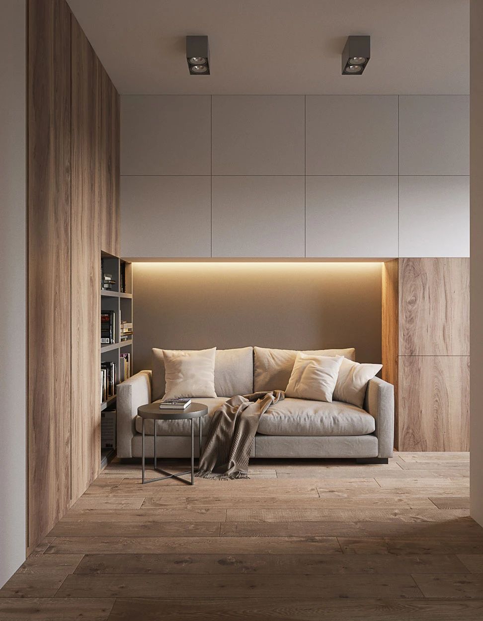 55㎡简约雅致二居室设计丨PLANK Studio-12