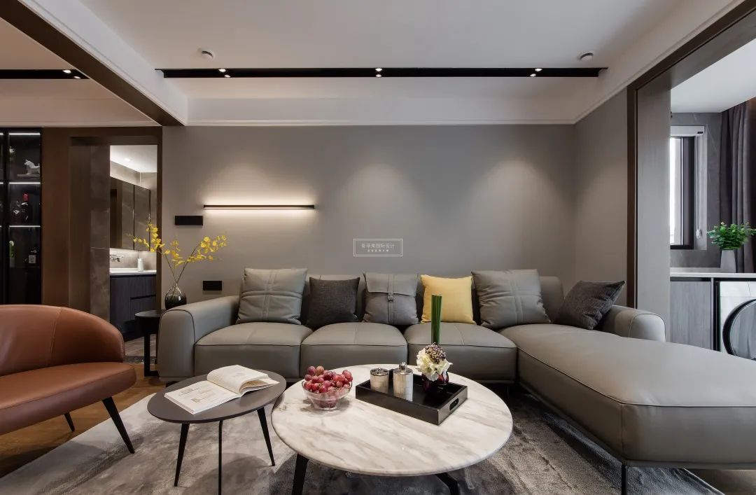 都铎城邦 93㎡现代简约风设计丨紫苹果装饰集团-17