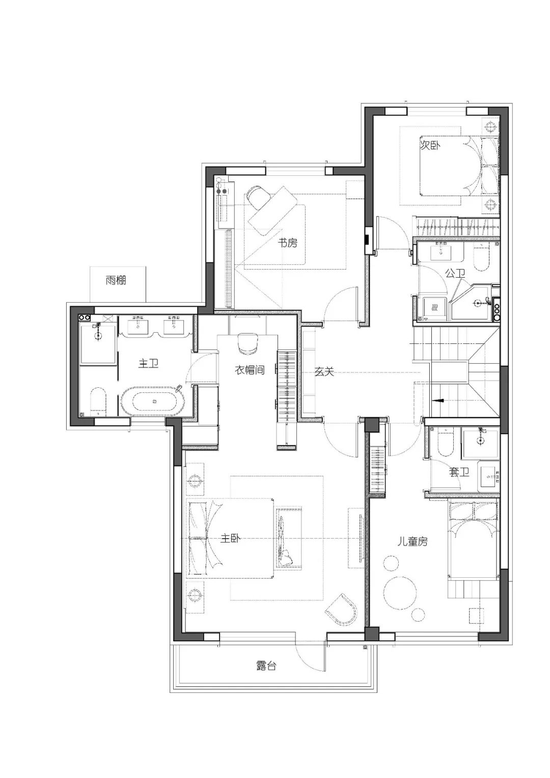 五矿铂海樾府样板间H 户型丨中国营口丨深圳市泛思特装饰工程有限公司-42