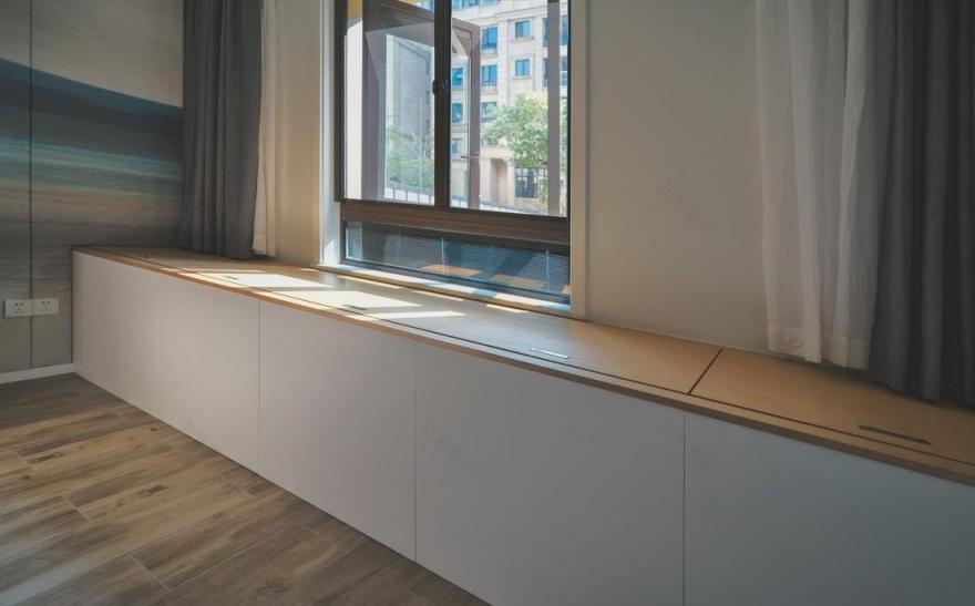 245㎡现代简约大平层,藏蓝美式卫浴柜成焦点-44