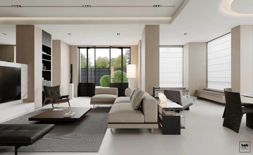 当代别墅空间设计丨本白设计-0