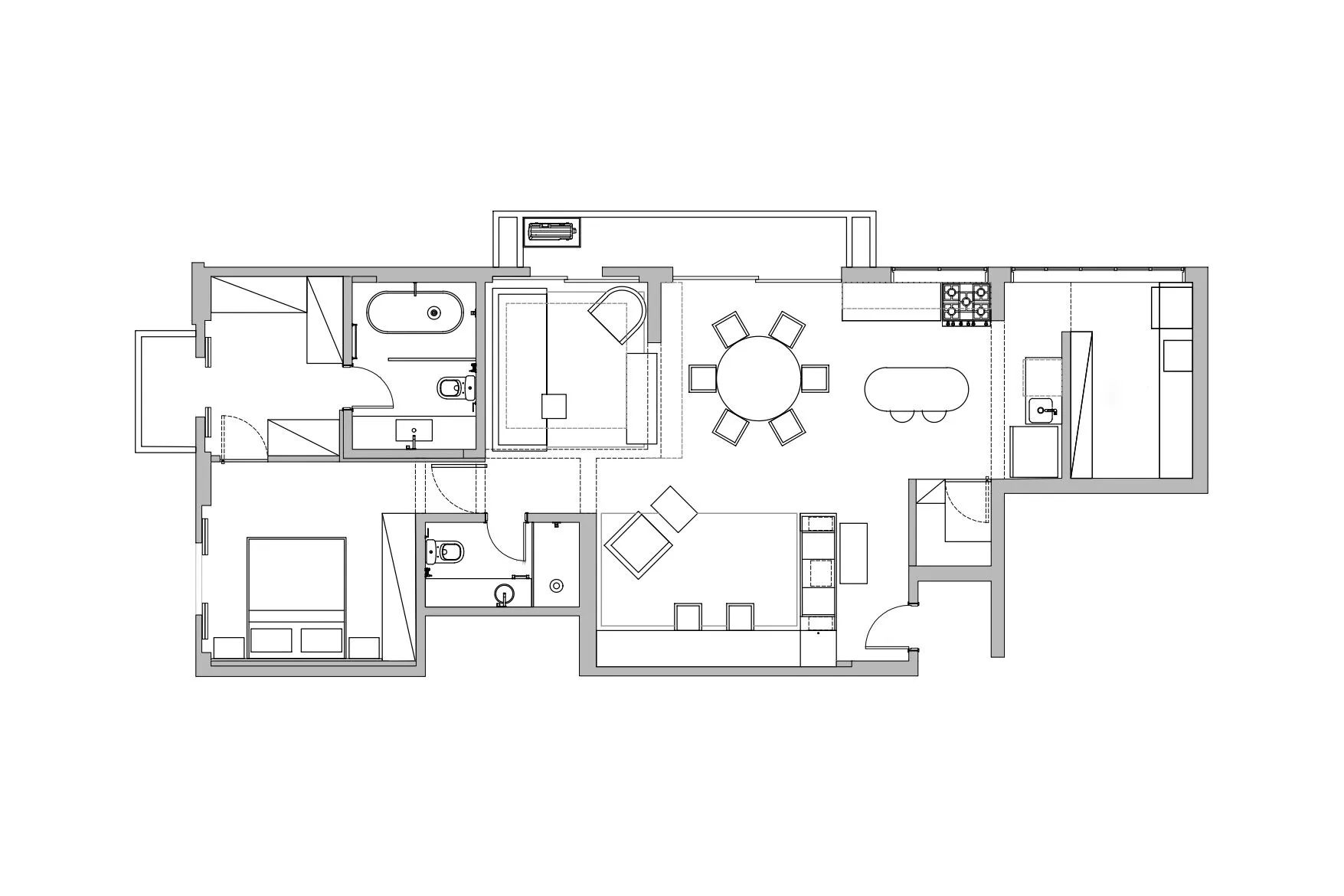平层丨巴西圣保罗丨FJ55 Arquitetos-26