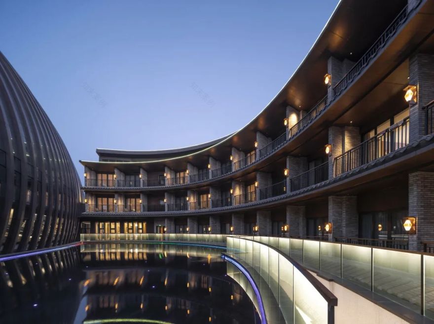 湖州潞村悦柳酒店丨中国湖州丨中建八局二公司设计研究院-4