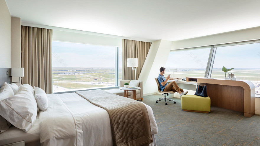 Gensler 打造绿色环保的丹佛机场 Westin 酒店与交通枢纽中心-14