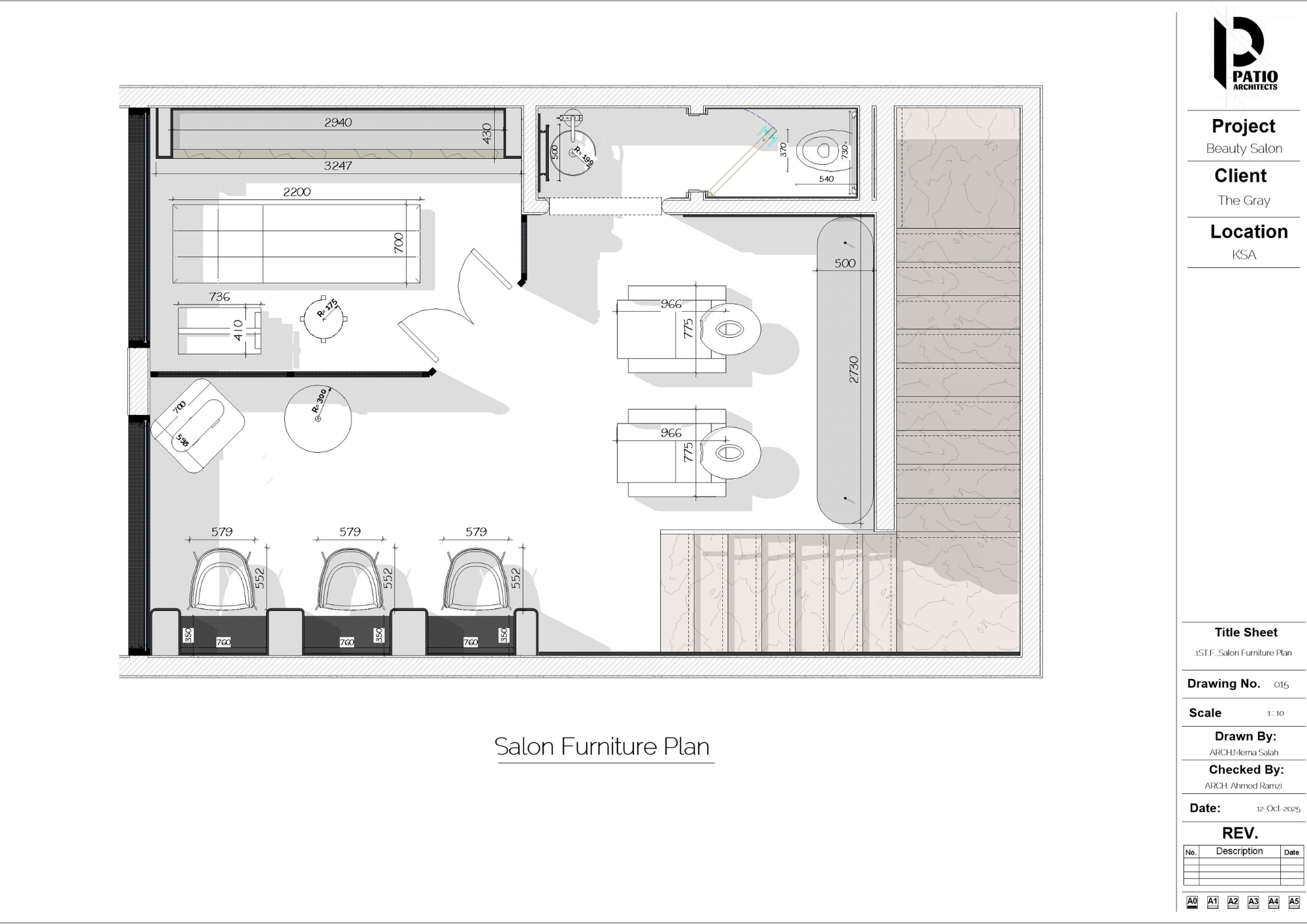 奢华沙龙设计理念

注：你提供的Lu·urious可能拼写有误，推测应该是Luxurious  丨沙特阿拉伯利雅得丨Patio Architects L.L.C-9