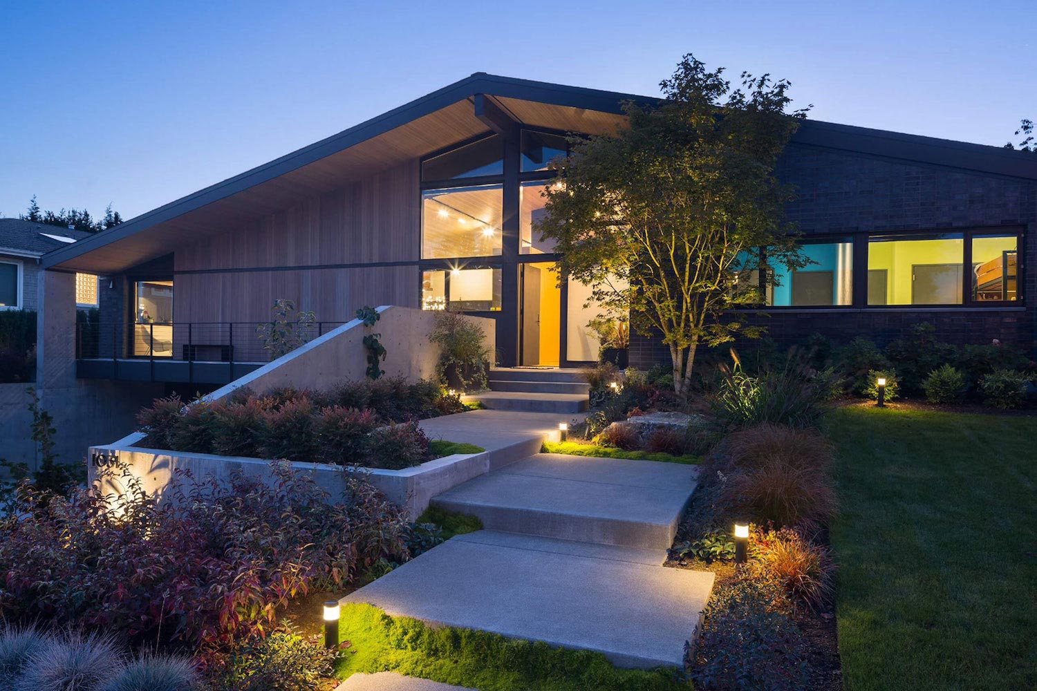 华盛顿贝尔维尤的世纪中叶现代住宅-23