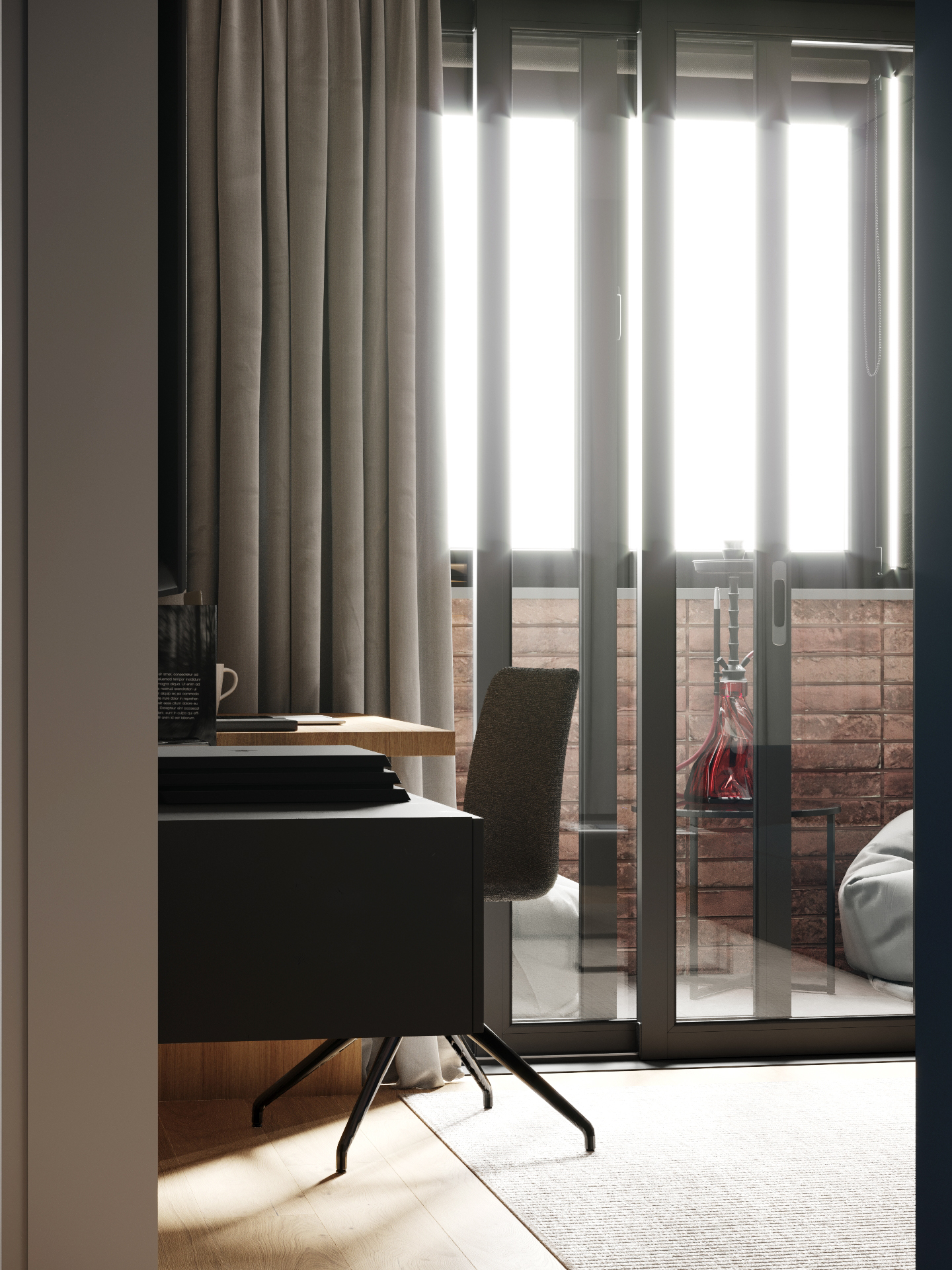 单间公寓丨RussiaMoscow丨Light Corner Studio-9