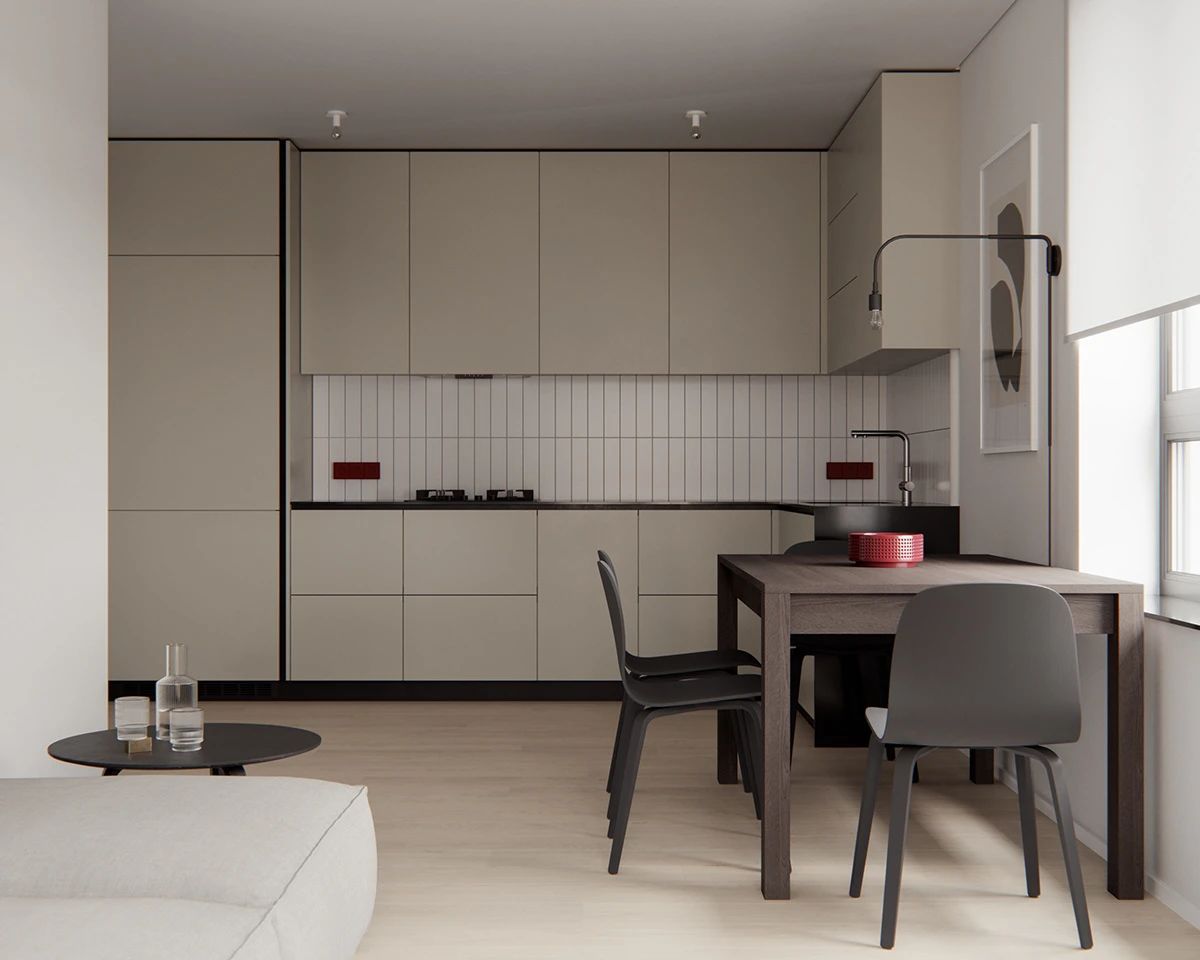 乌克兰利沃夫简约三室一厅设计丨Nazarius Shore-17