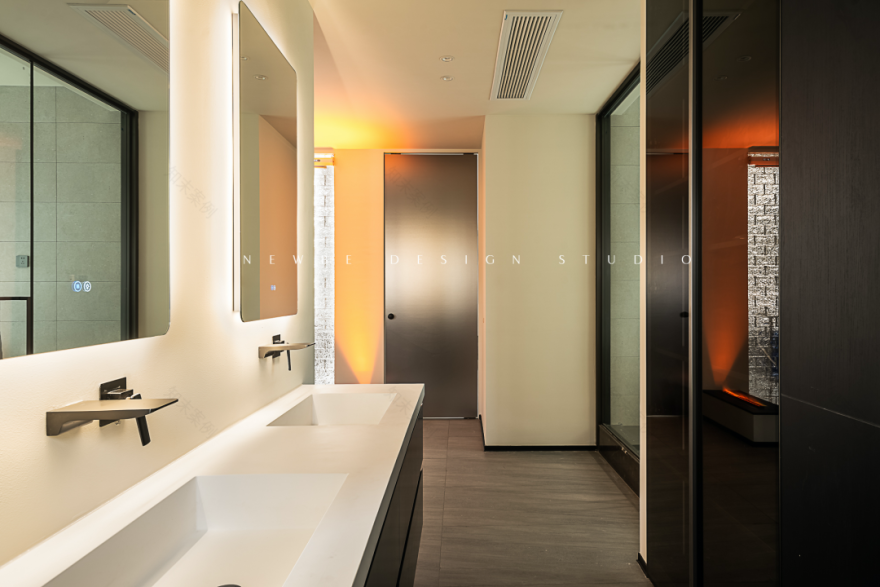 300㎡现代风格顶复空间丨陈丽娟-42