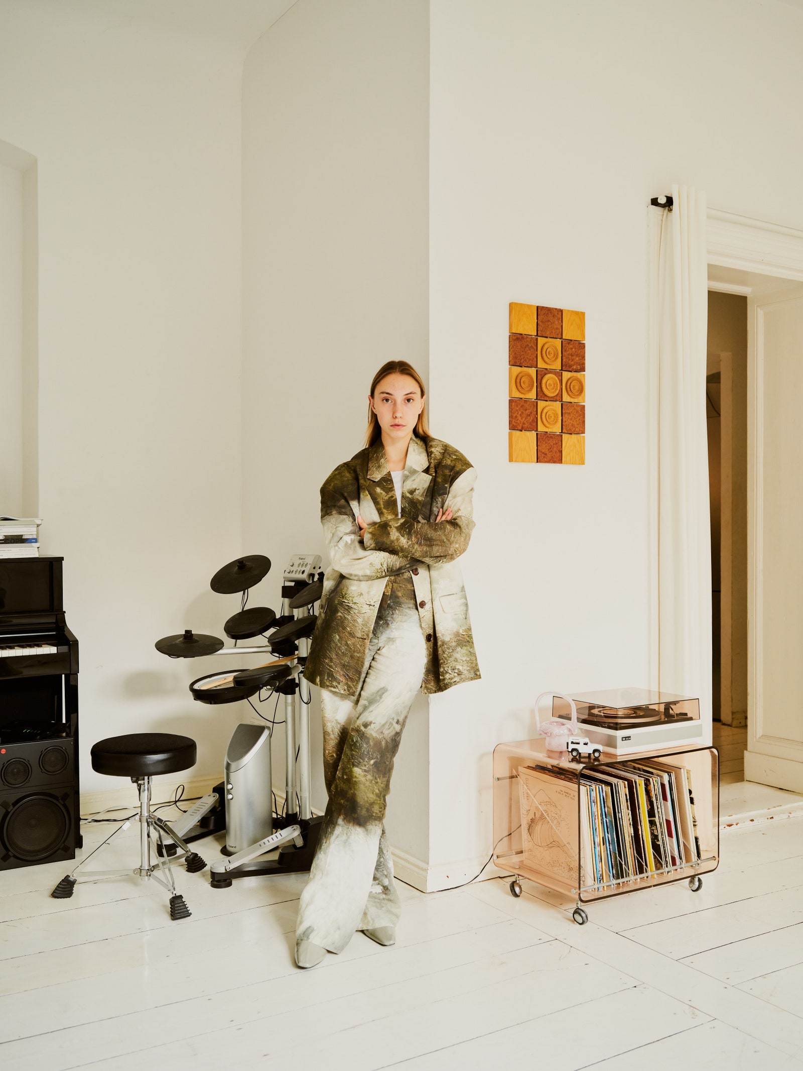 柏林模特 Polly Roche 的复古风家居设计-43