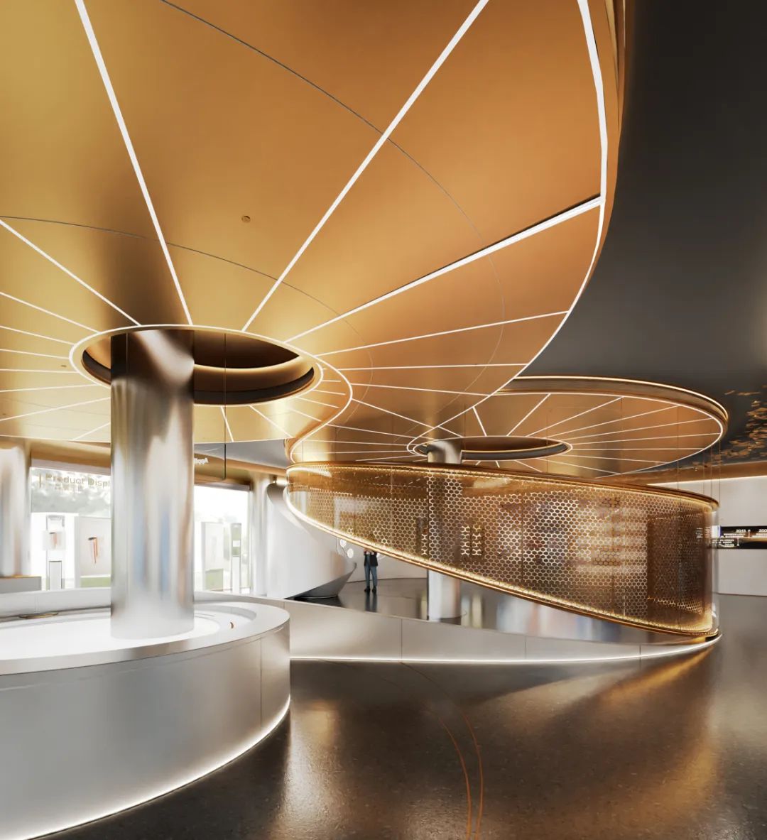 “无限之环” · 新能源材料展厅的数字孪生设计丨中国兰州丨零壹城市-0