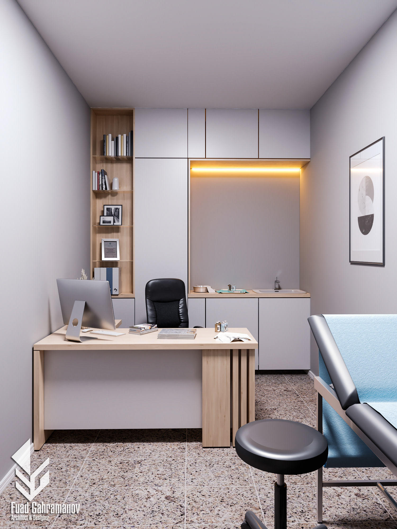 Klinikanın interyer dizayn həlli-5