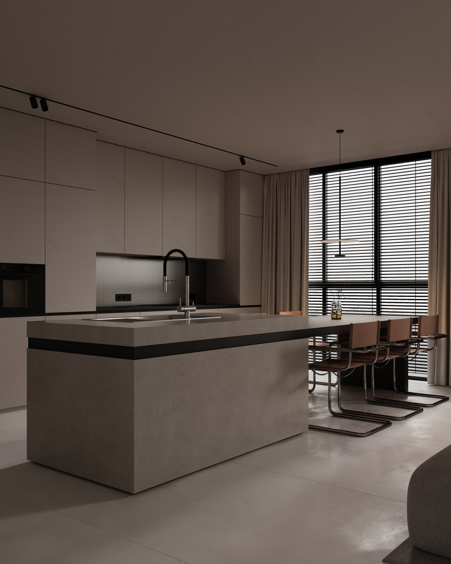 单色开放式公寓丨阿联酋迪拜-24