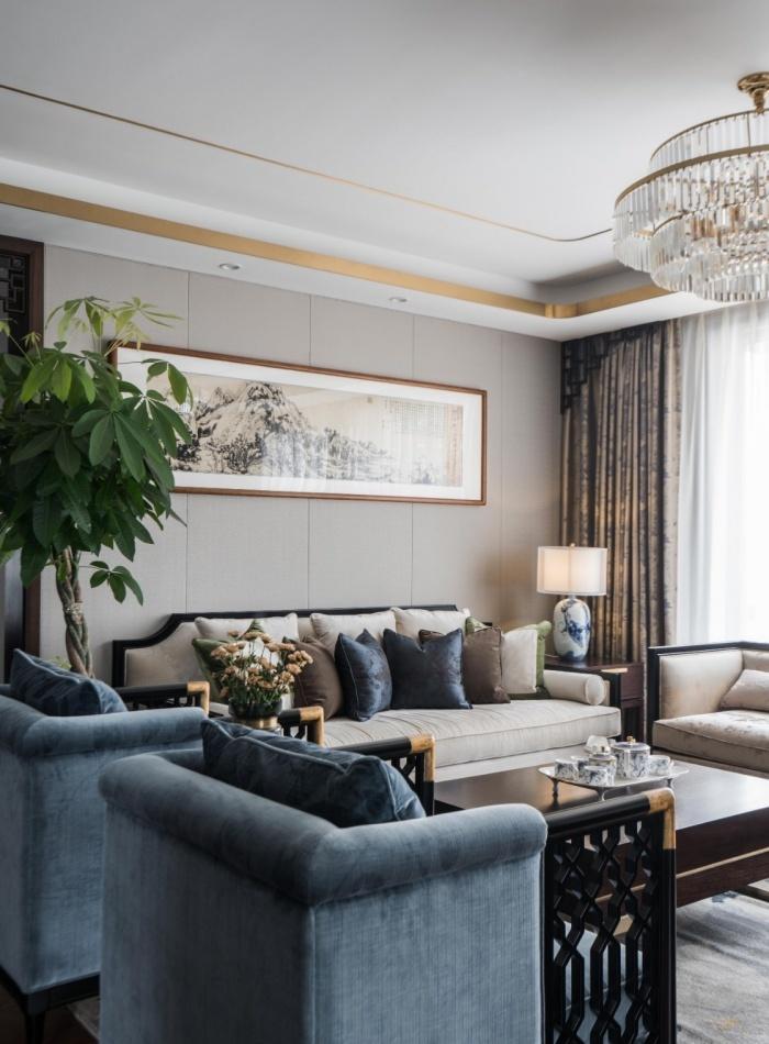 都市中的古韵雅居——新中式风格室内设计-4