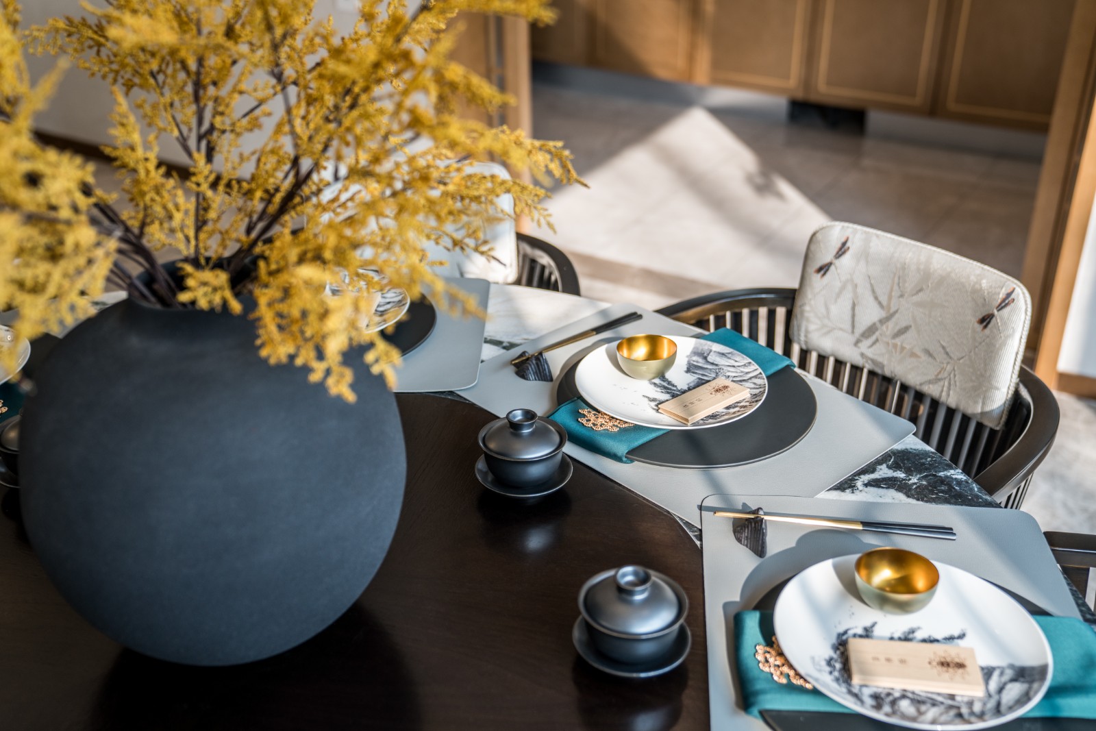 现代中式宅院的居住空间-15