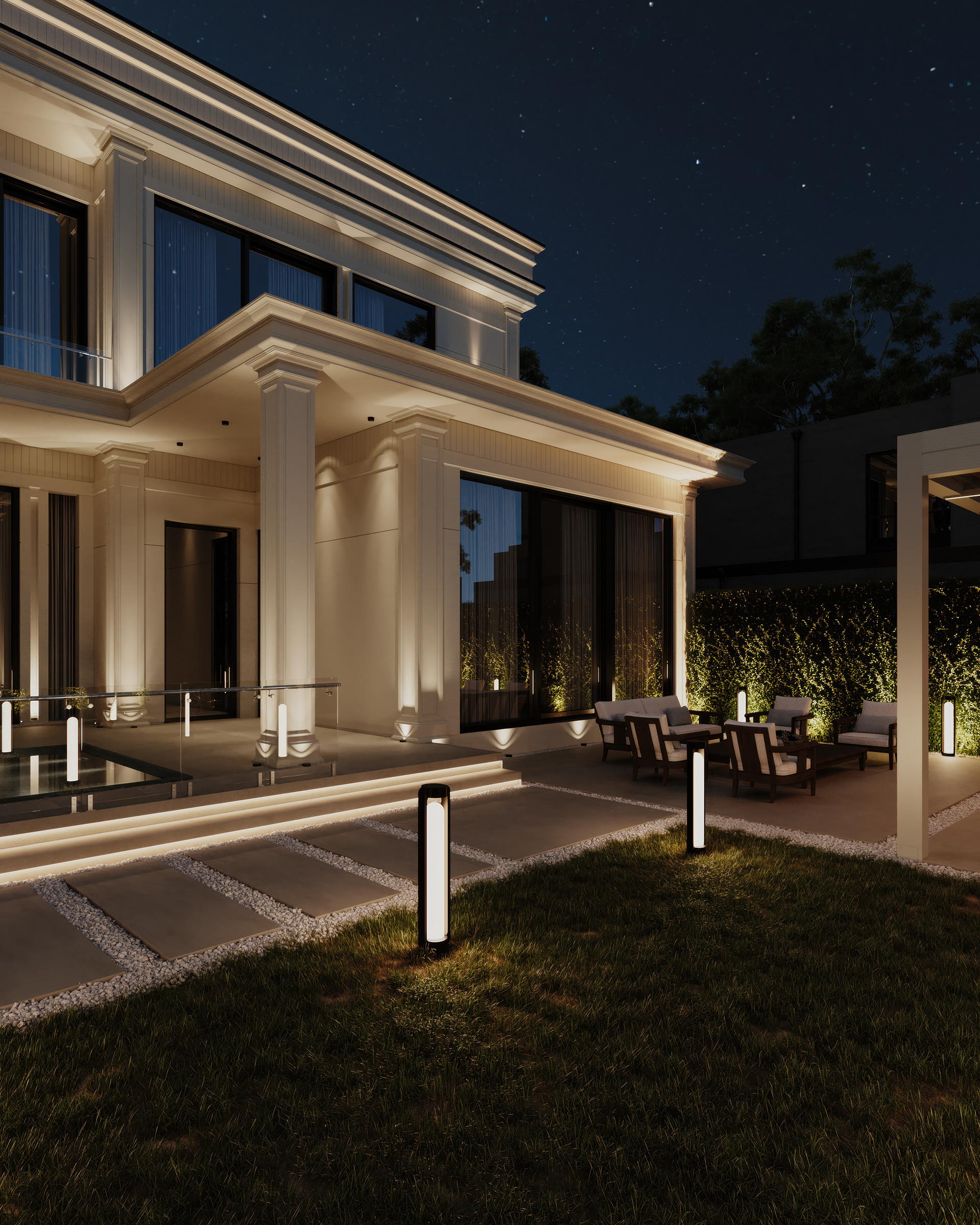 Molhum Villa Facade Design - Neo-classic Alternative-8