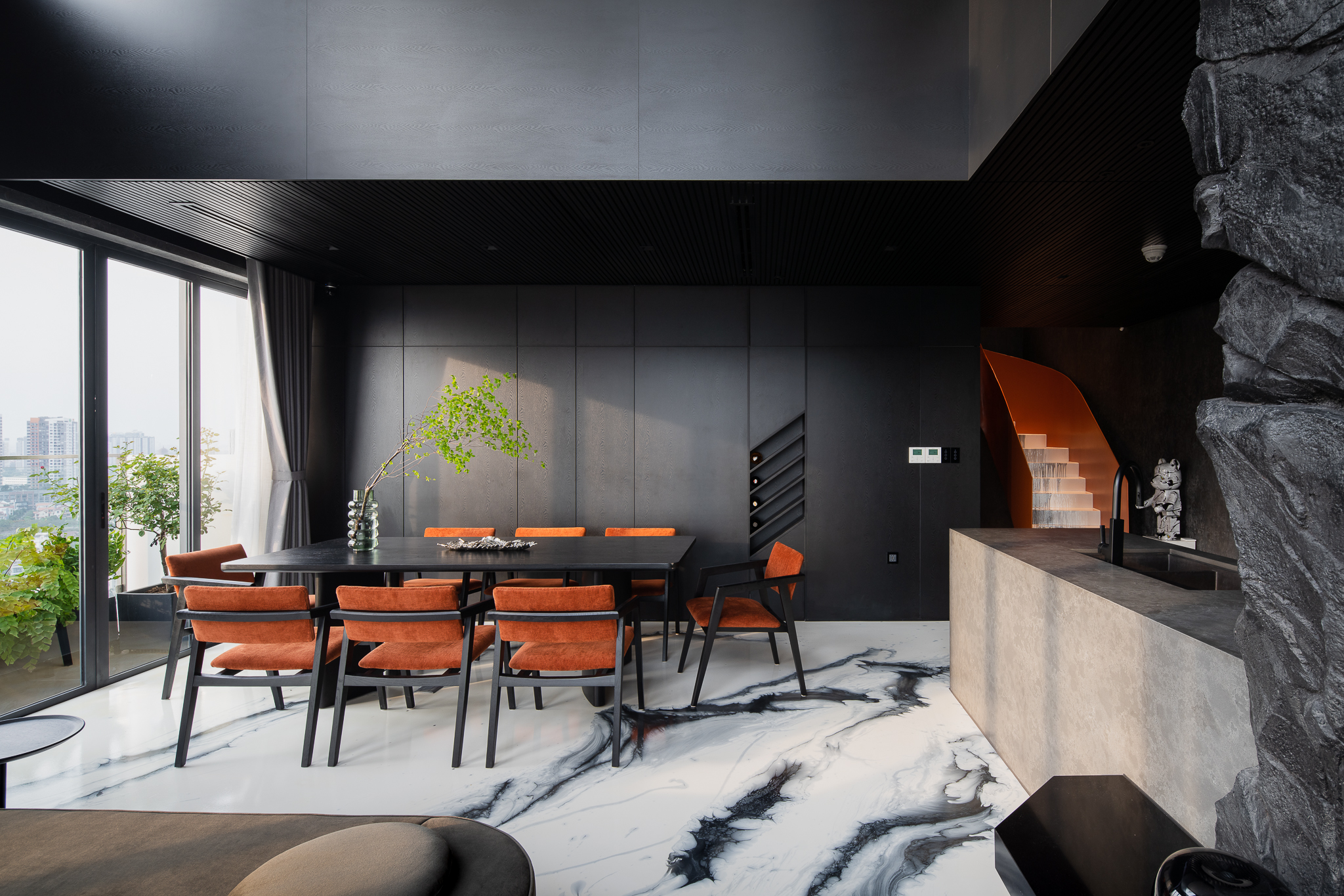 黑石顶层公寓丨越南丨APS Concept-72