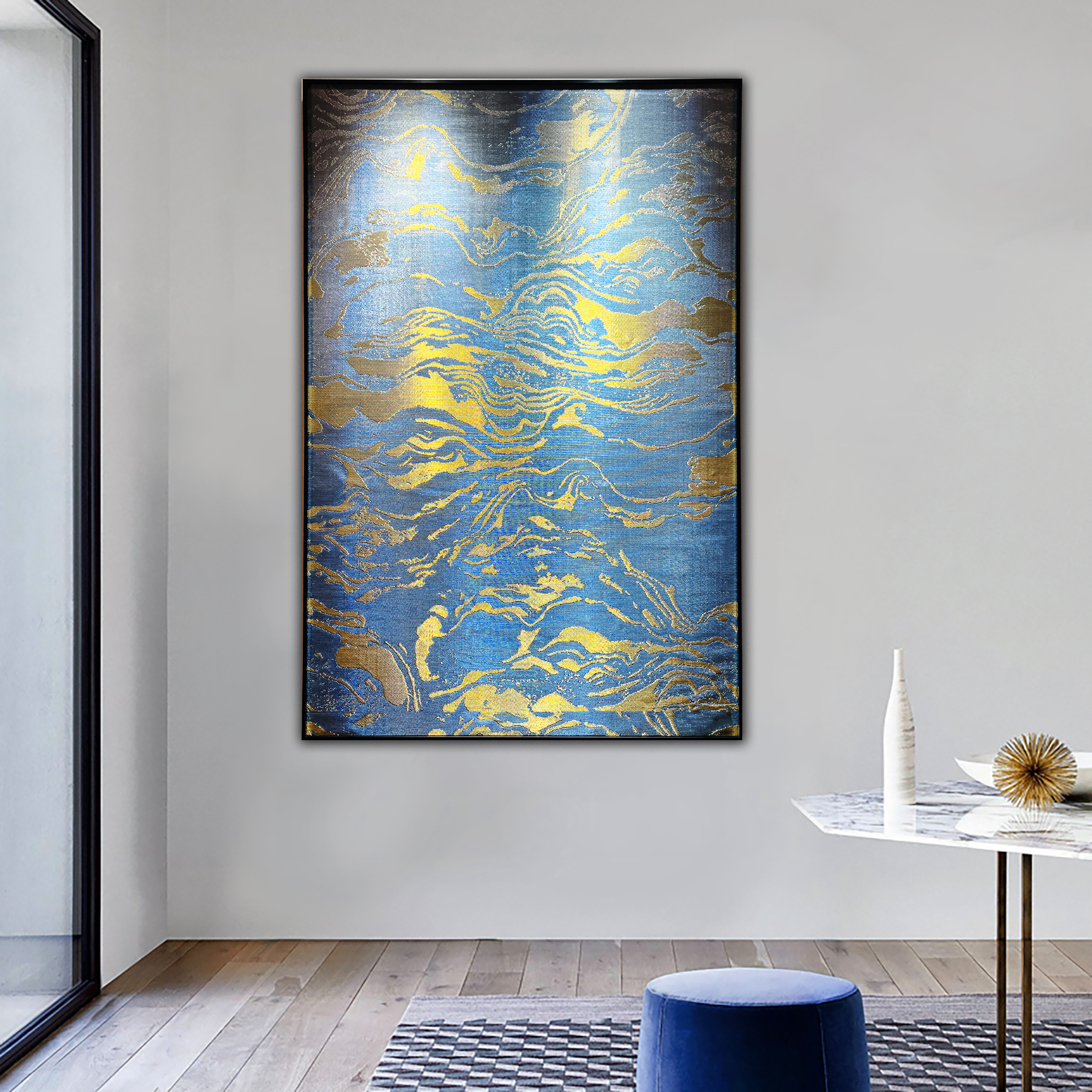 新品金属画 铜丝编织画 金属络缇画 -2