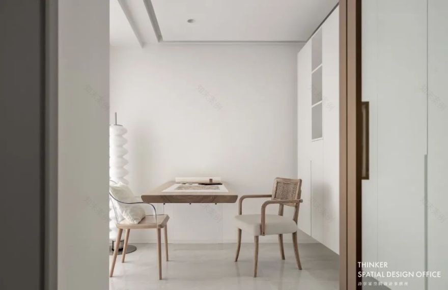 国博新城禅意之家 | 原木留白,三代同堂的宁静空间-49