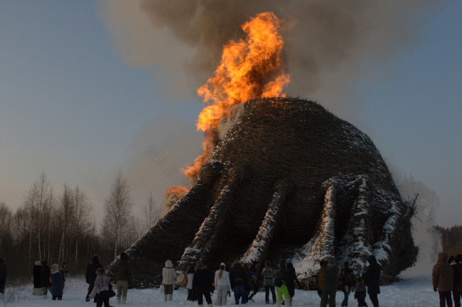 2017年尼古拉 列尼夫策谢肉节艺术装置丨艺术家尼古拉·波利斯斯基-20