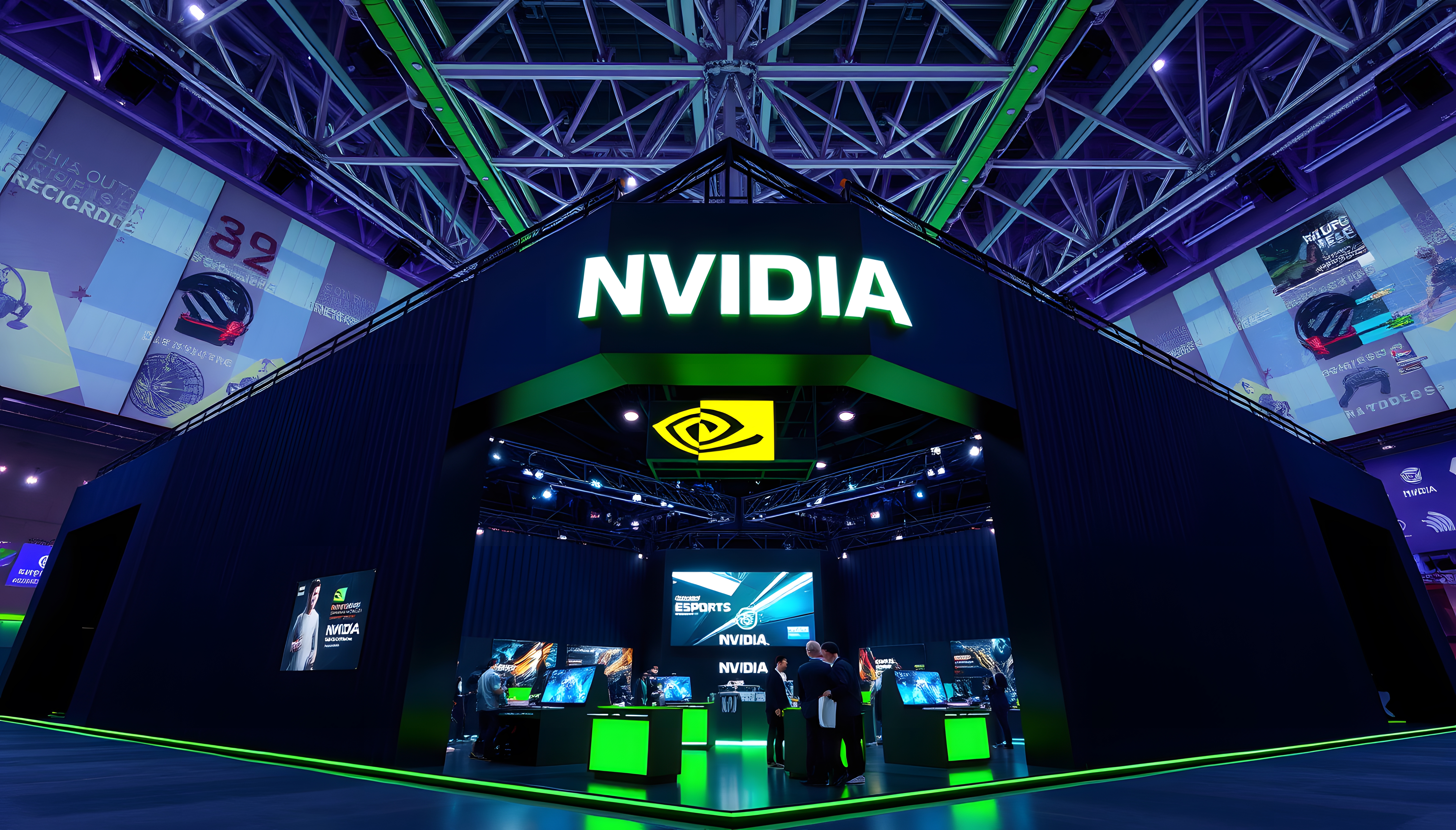 NVIDIA game exhibition booth.-22