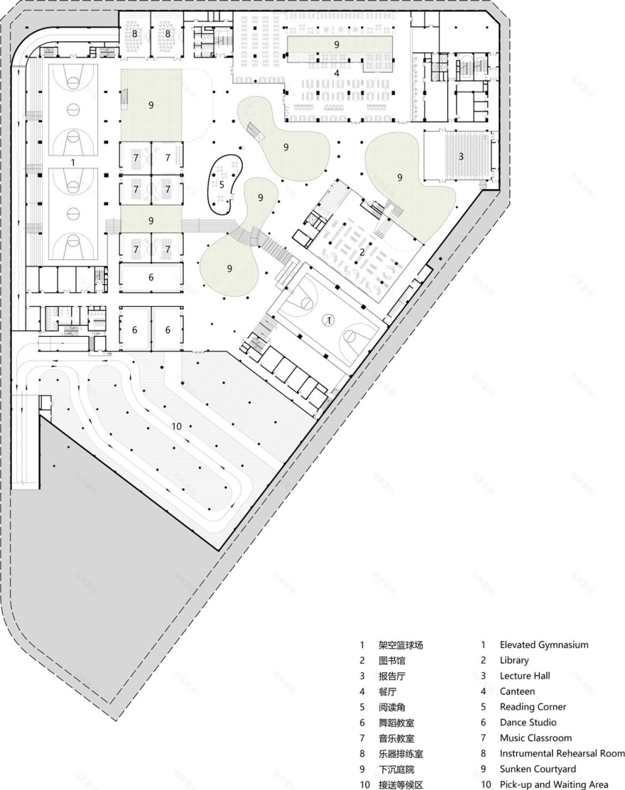深圳红岭教育集团华富实验学校丨中国深圳丨深圳市建筑设计研究总院有限公司 城市建筑与环境设计研究院-61