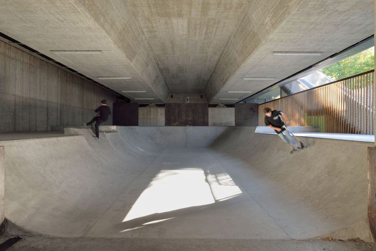 卢布尔雅那法比安桥下滑板公园丨卢布尔雅那Spacelab工作室-26