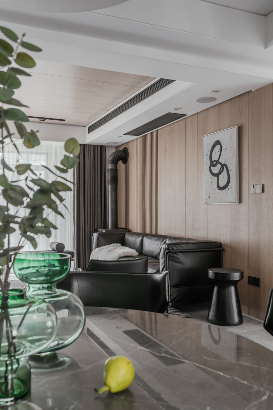 淮安绿地中央公馆现代私宅 | 自然纯粹的空间艺术-31