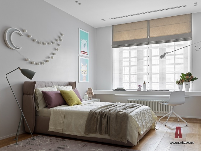 Современная 2-х этажная квартира с атмосферой загородного дома, 200 кв. м-55