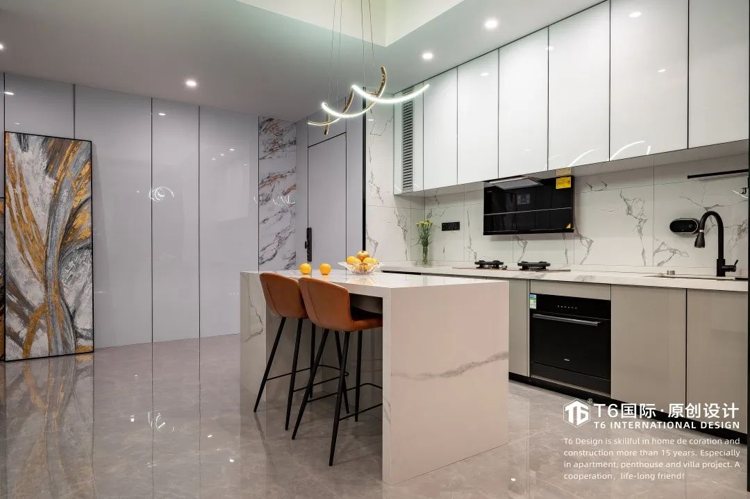 145㎡老房逆袭,现代轻奢四室两厅两卫丨中国上海丨T6 国际设计-43