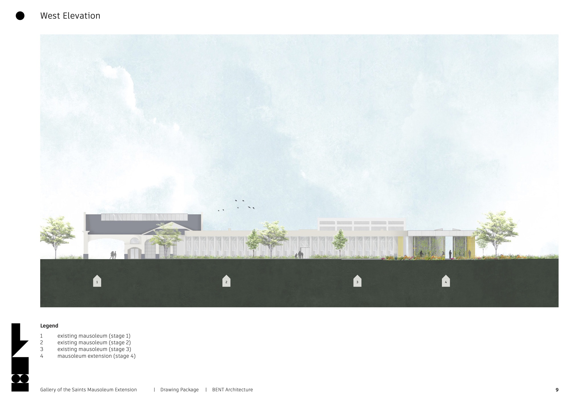 Gallery of the Saints Mausoleum Extension / BENT Architecture-42