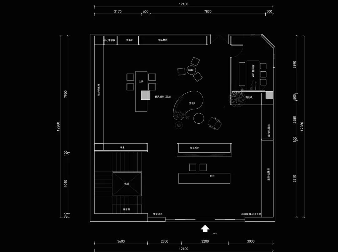 安徽铜陵日立电器展厅丨中国铜陵丨周笙笙全案设计工作室-1