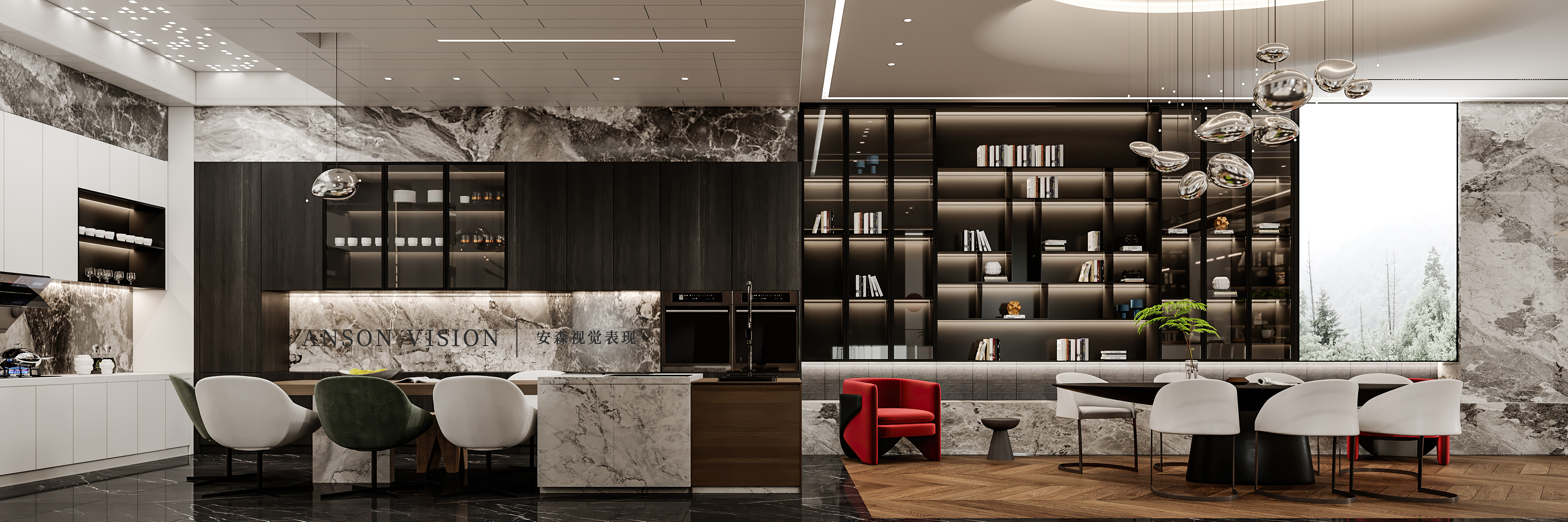 几木三舍现代商业空间表现丨Ansonvision·蒙头睡-17