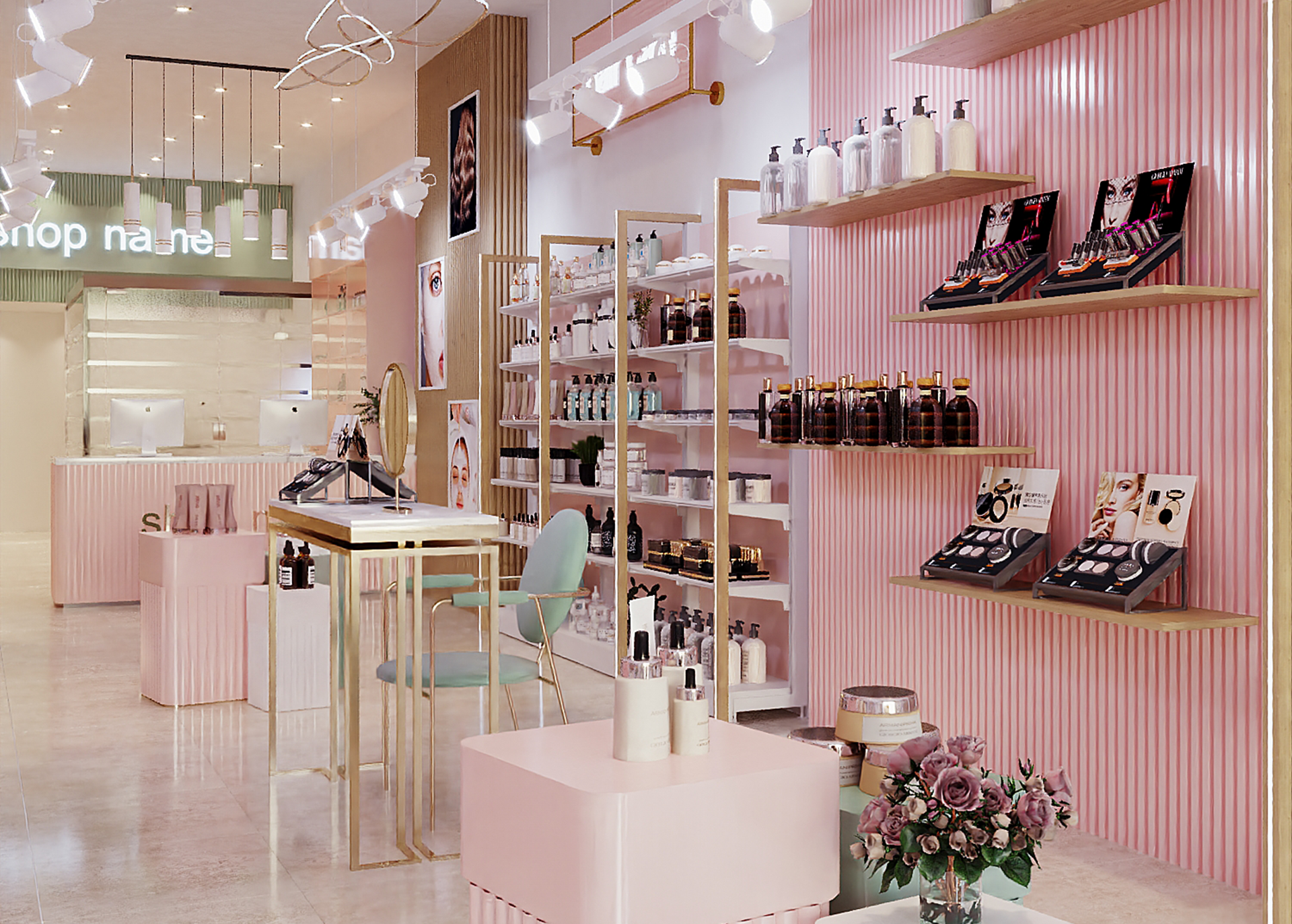 cosmetic center architecture - interior design-16