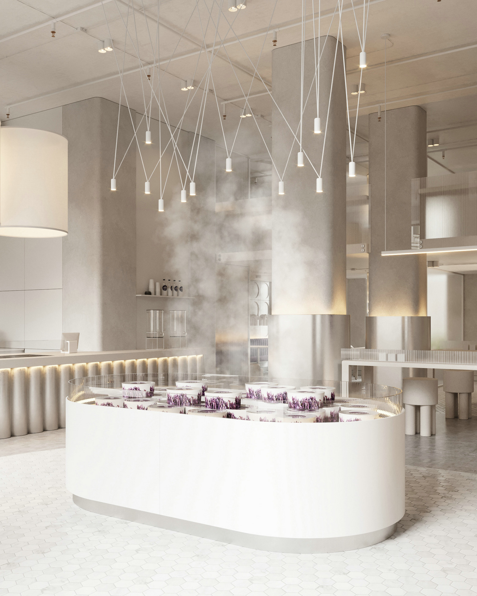 暖白色系 咖啡店&甜品店-0