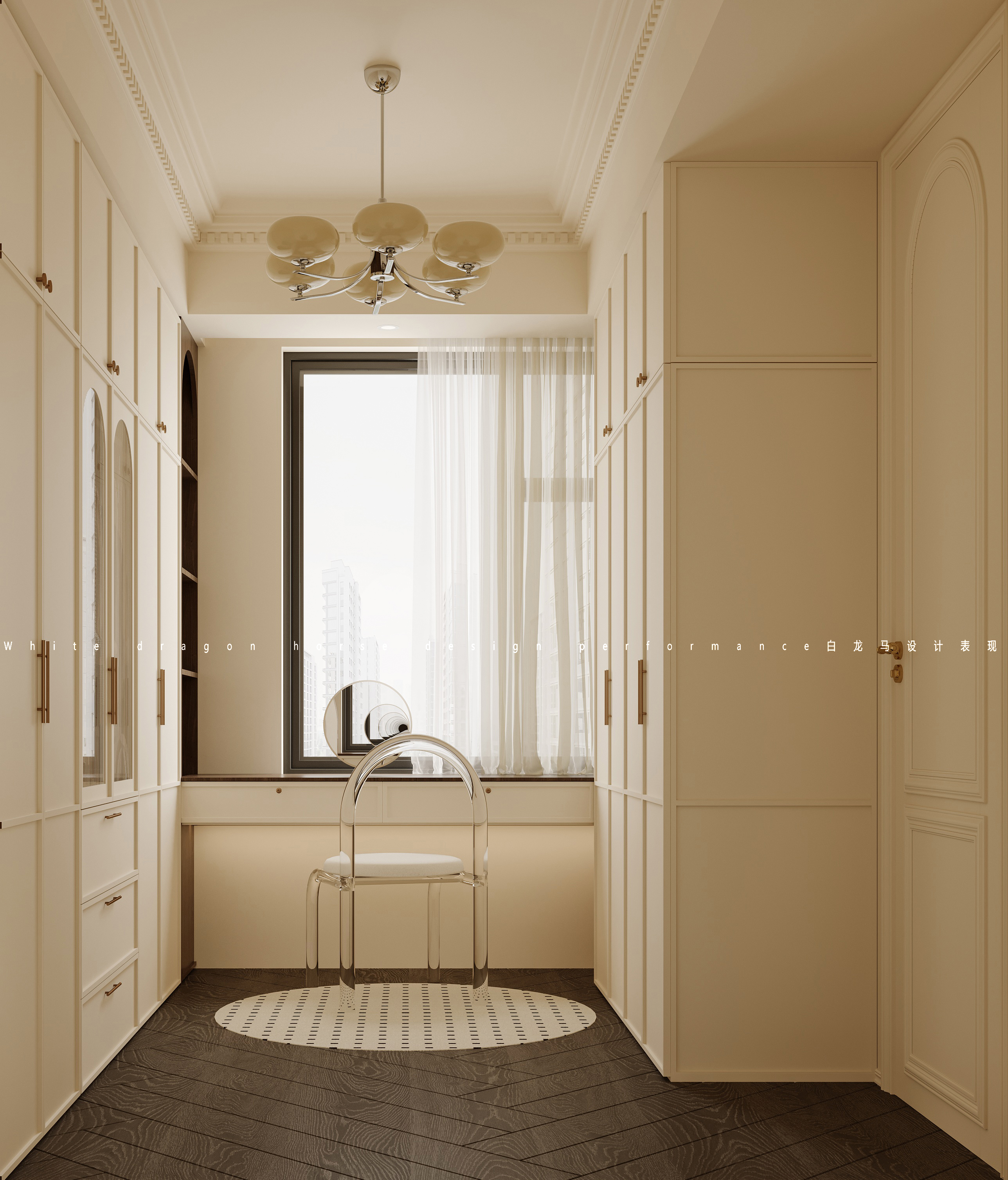 法式客餐厅整案-白龙马效果图设计-7