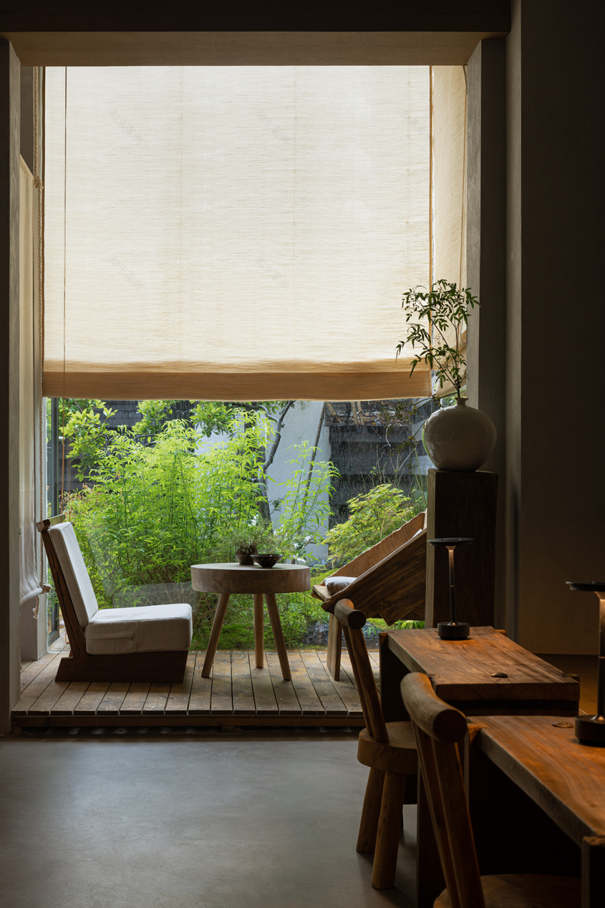 老宅茶庐大变身,巧妙改造打造围炉社交茶空间丨中国温州丨缪茹空间设计工作室-19