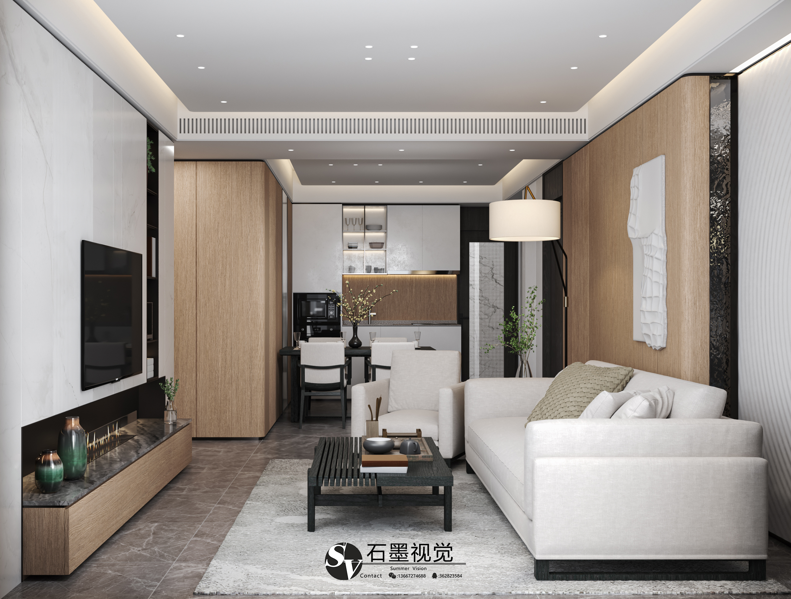 府系赛道 B115 户型 | 现代简约家居典范-9