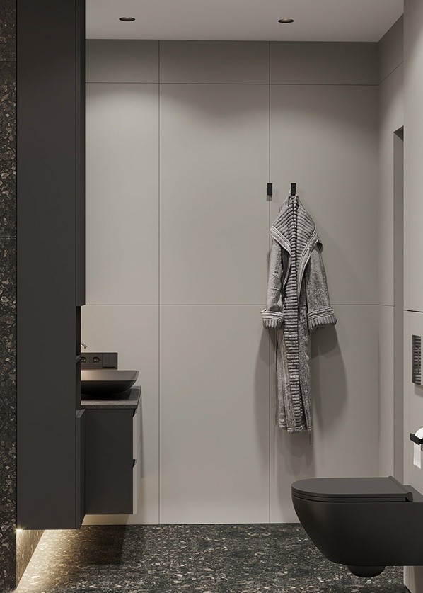 高级黑+简洁白的住宅设计--高级有范儿-25