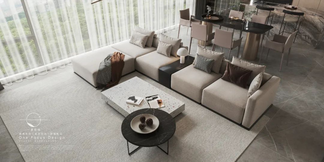 深圳新婚夫妇大平层现代轻奢家居设计丨中国深圳丨一度经纬-10