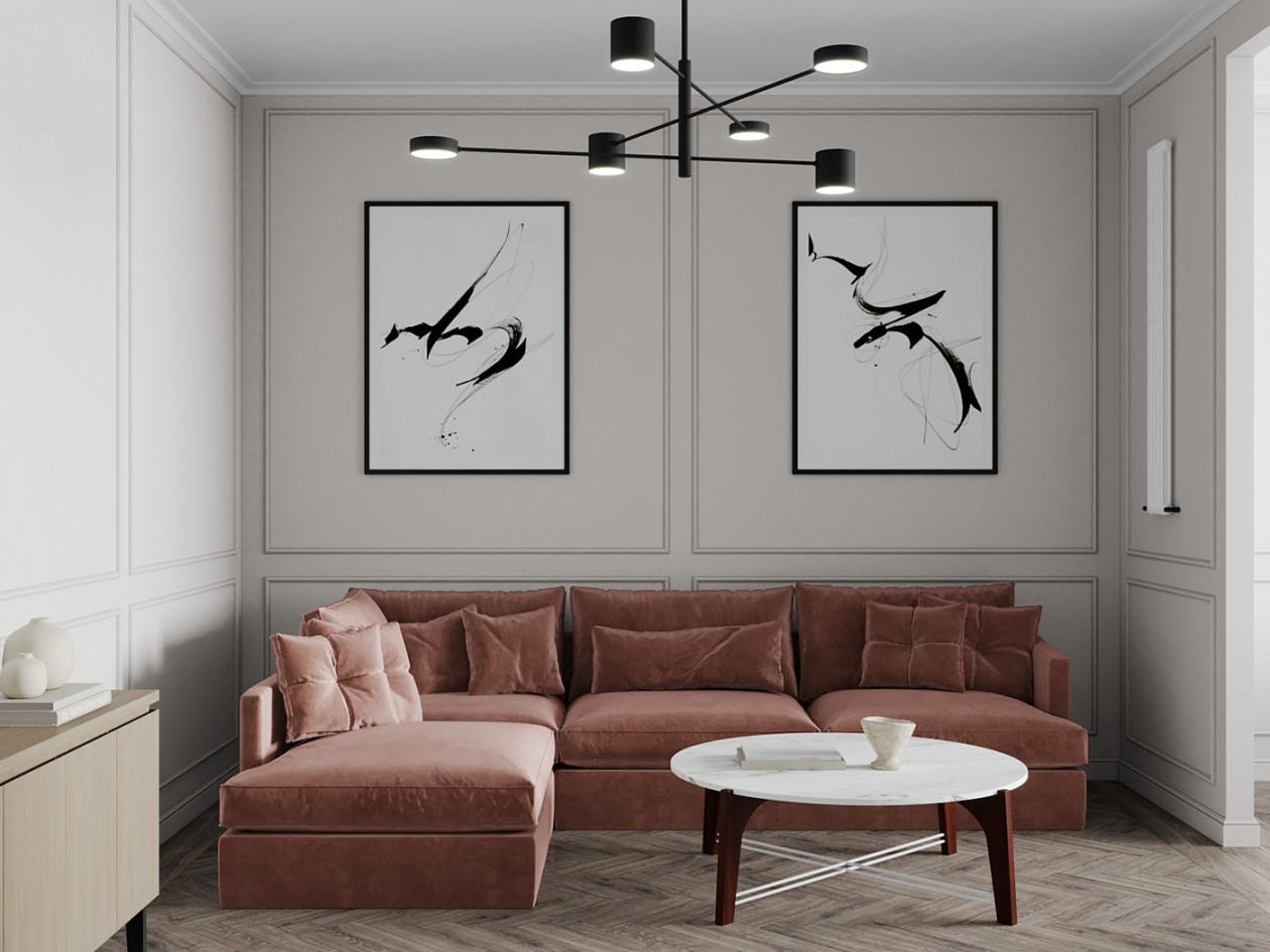 90㎡ 白色系空间设计-4