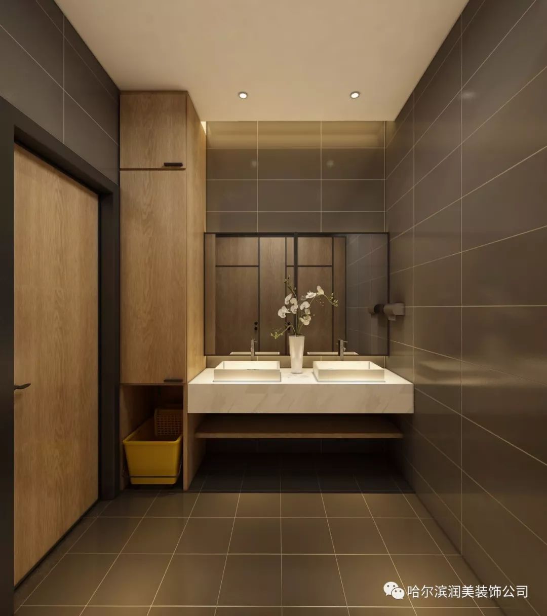 润美装饰  工业风格快餐店-21