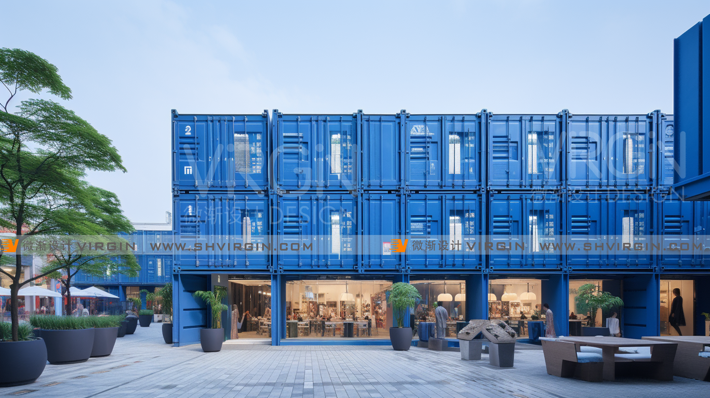 集装箱商业街|集装箱零售店铺|集装箱建筑-1