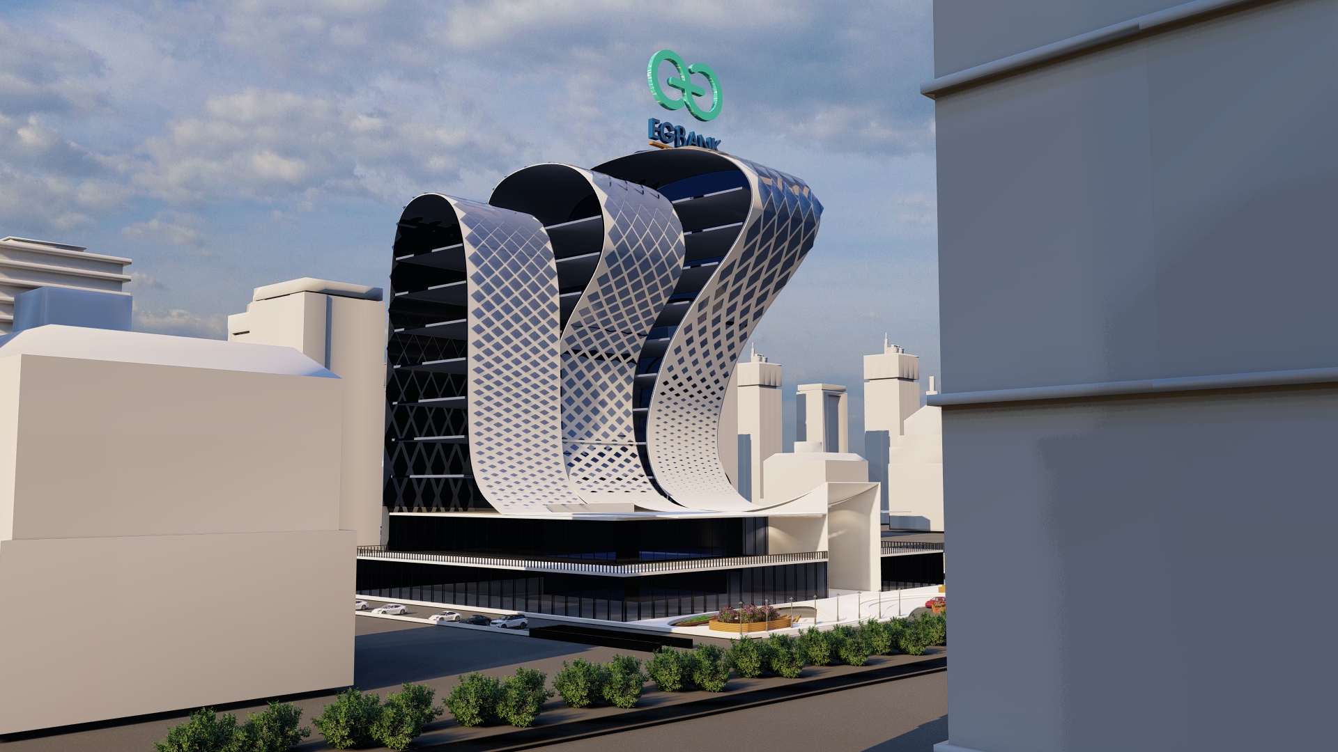 EG 银行总部丨Building Type Design Studio-11