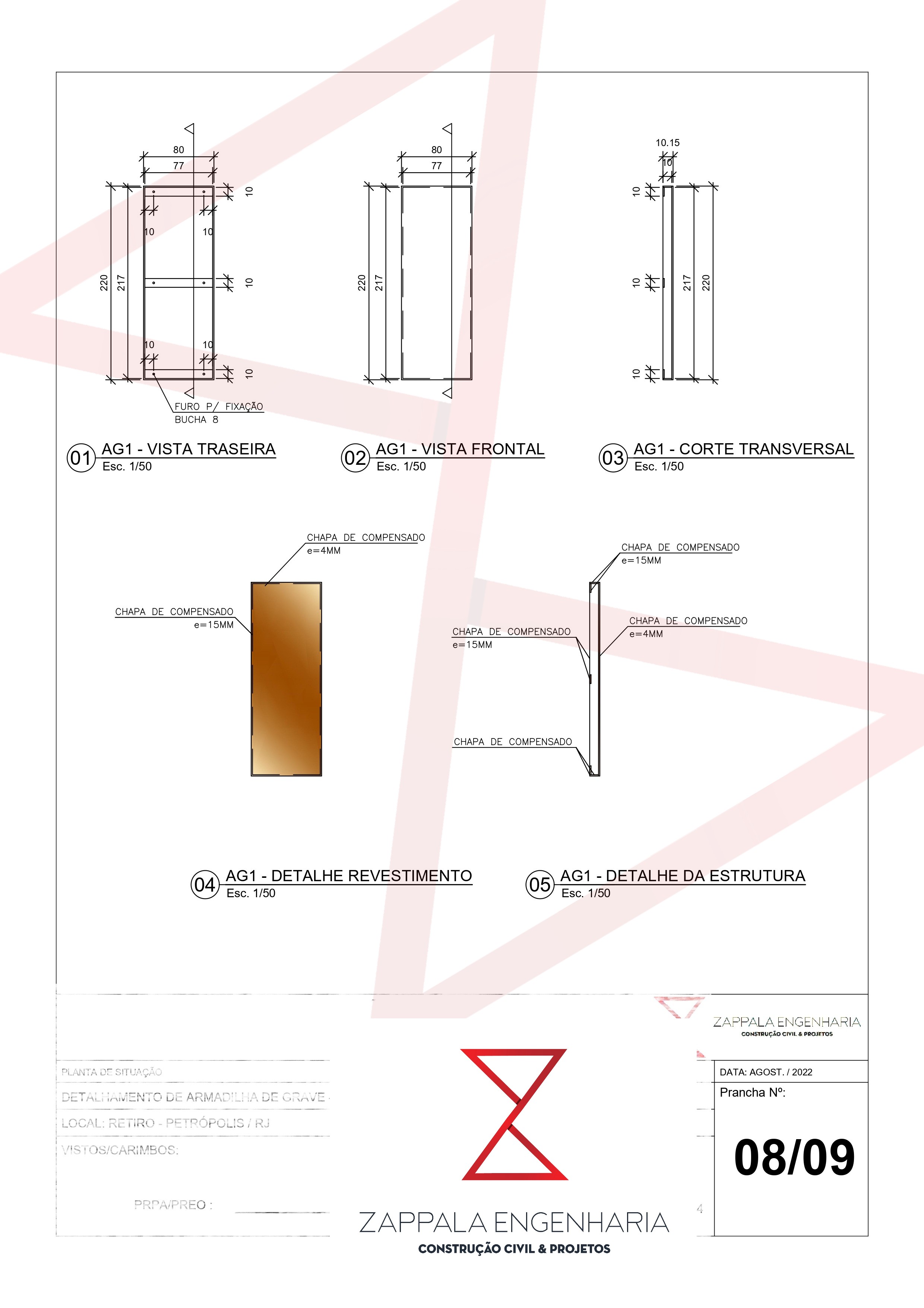 Projeto de tratamento acustico Clube de Tiros-7