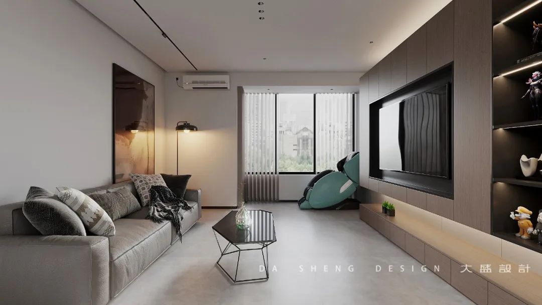 金湖帝景 · 咖系简约风住宅设计丨中国南宁丨大盛设计事务所-0