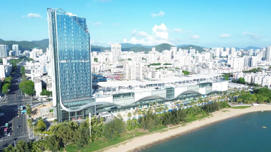 三亚合联中央商务区项目竣工备案，五建集团匠心铸就自贸港新地标-1